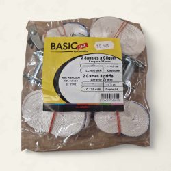 LOT DE 4 SANGLES D'ARRIMAGE COBALTIX