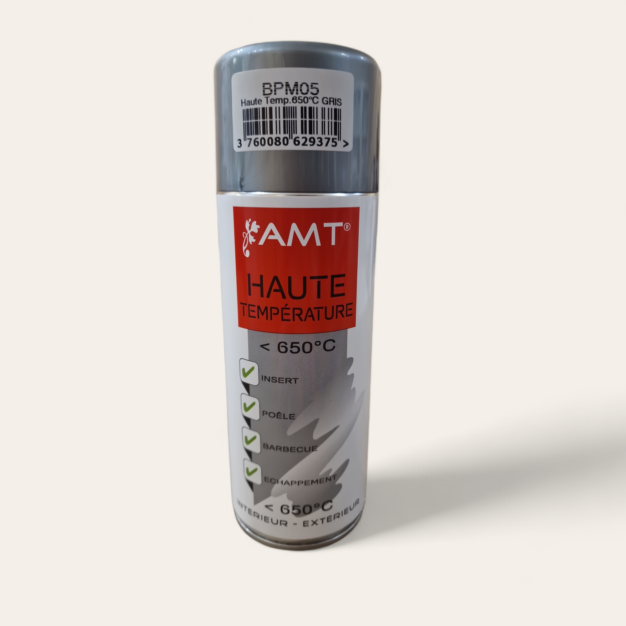 Peinture Haute température anticorrosion noire PAINT HT 700°C aérosol