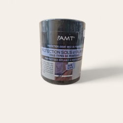 FILM DU PEINTRE DEPLIABLE A BORD ADHESIF AMT SOLS ET PLINTHES LARG 55CM DEVIDOIR