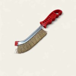 BROSSE MANCHE PLASTIQUE 265X140 ACIER 0.30