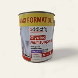 ADDICT PEINTURE GLYCERO MULTISUPPORTS BLANC 3L